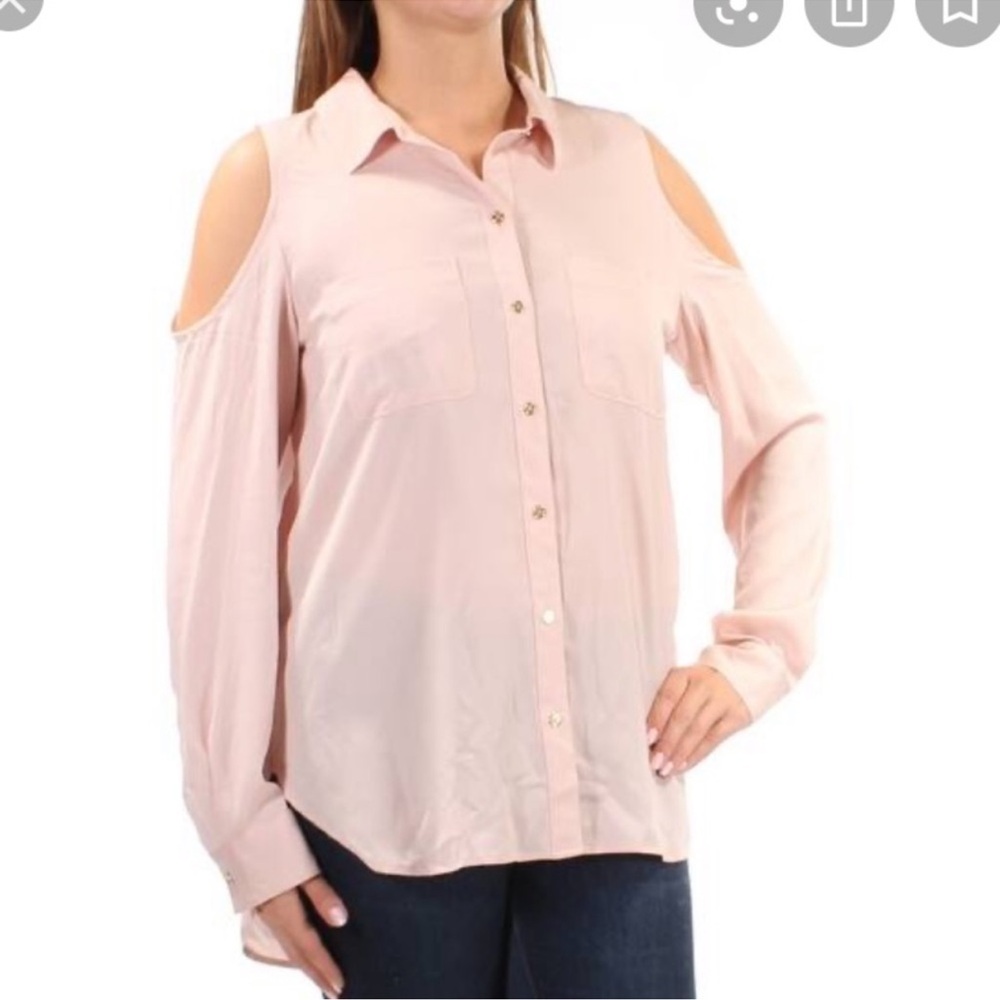Calvin Klein Cold Shoulder Blouse